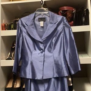 2 piece suit long skirt